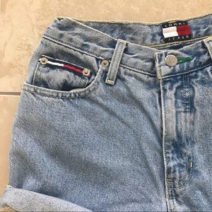 Vintage Tommy Hilfiger high waist shorts with lace